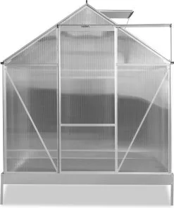 FUXTEC Tuinkas 3,6m² - Broeikas - Kweekkas - Hobbykas - Aluminium/holle Kamerplaat - FX-GWH136 -Bloempotten Verkoop 1000x1200 2