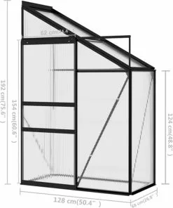 VidaXL Broeikas 1,38 M² Aluminium Antracietkleurig 11 VidaXL Broeikas 1,38 M² Aluminium Antracietkleurig -Bloempotten Verkoop 1002x1200 1