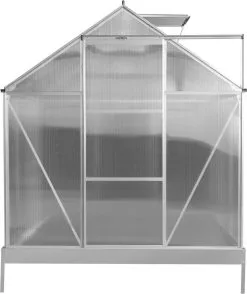 FUXTEC Tuinkas 5,9m² - Broeikas - Kweekkas - Hobbykas - Aluminium/holle Kamerplaat - FX-GWH159 -Bloempotten Verkoop 1008x1200 1