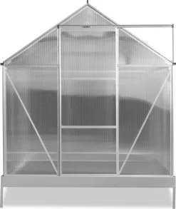 FUXTEC Tuinkas 3,6m² - Broeikas - Kweekkas - Hobbykas - Aluminium/holle Kamerplaat - FX-GWH136 -Bloempotten Verkoop 1010x1200 4