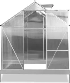 FUXTEC Tuinkas 3,6m² - Broeikas - Kweekkas - Hobbykas - Aluminium/holle Kamerplaat - FX-GWH136 -Bloempotten Verkoop 1010x1200 5