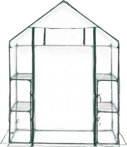 Juskys Broeikas / Tuinkas - 147 X 195 X 73 Cm - PVC Folie -Bloempotten Verkoop 1031x1200 1