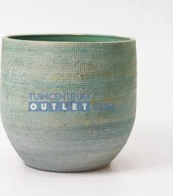 HS Potterie Tokio Bloempot Blauw Aqua D28 X H26 Cm - Nieuwe Collectie -Bloempotten Verkoop 1063x1200