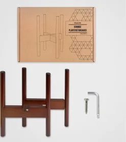 LifeGoods Planten Standaard - Uitschuifbare Bloempothouder - 20 Tot 30 Cm - Donker Bamboe 11 LifeGoods Planten Standaard - Uitschuifbare Bloempothouder - 20 Tot 30 Cm - Donker Bamboe -Bloempotten Verkoop 1064x1200 1