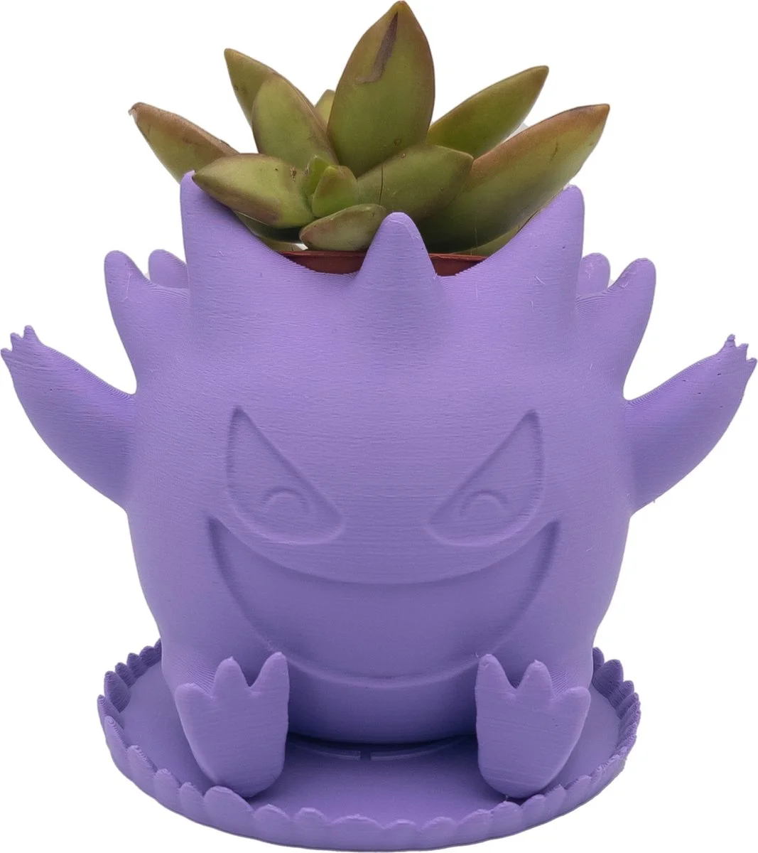 Azhora Pokémon Gengar Bloempot - Inclusief Opvangschaal - Lichtpaars 1 Azhora Pokémon Gengar Bloempot - Inclusief Opvangschaal - Lichtpaars