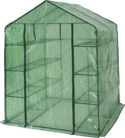 Tectake Broeikas Hobbykas 143 X 143 X 195 Cm 401860 -Bloempotten Verkoop 1085x1200