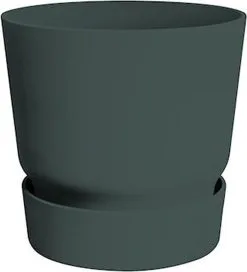 Elho Greenville Rond 30 - Grote Bloempot Voor Buiten - Gemaakt Van Gereycled Plastic - Ø 29.5 X H 27.8 Cm - Blad Groen -Bloempotten Verkoop 1090x1200 1
