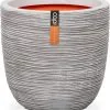 Capi Europe - Bloempot Bol Rib NL - 35x34 - Ivoor - Voor Binnen En Buiten - KOFI932