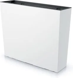 Prosperplast Urbi Case Tower - Hoog Bloempot - Wit (Mat) / Kunststof