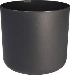 Elho B.for Soft Rond 22 - Bloempot Voor Binnen - Ø 22.3 X H 20.4 Cm - Zwart/Antraciet