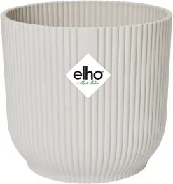 Elho Vibes Fold Rond 30 - Bloempot Voor Binnen - Ø 29.5 X H 27.2 Cm - Zijdewit -Bloempotten Verkoop 1129x1200 10