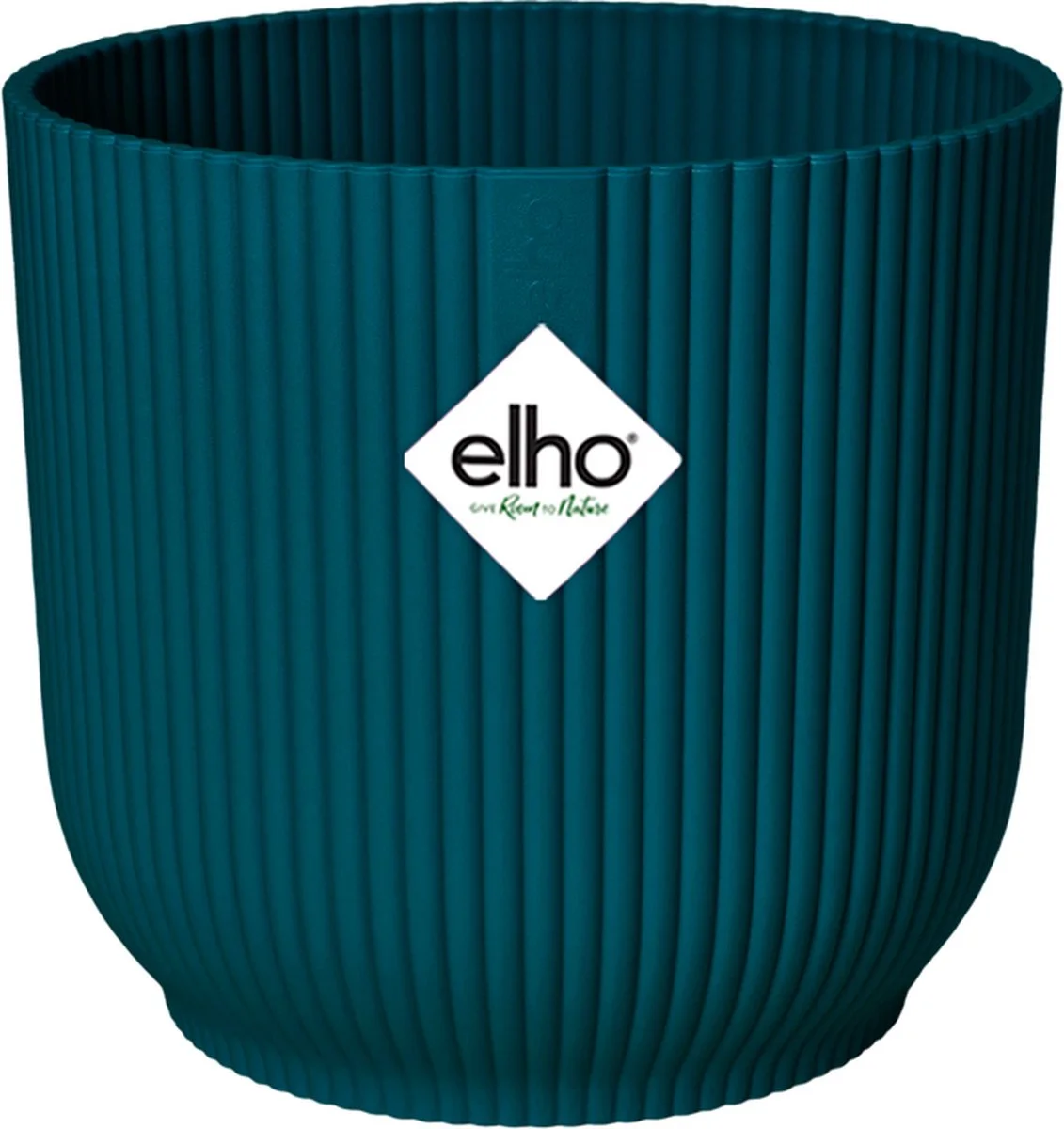 Elho Vibes Fold Rond Wielen 35 - Bloempot Voor Binnen - Ø 34.9 X H 32.4 Cm - Diepblauw 1 Elho Vibes Fold Rond Wielen 35 - Bloempot Voor Binnen - Ø 34.9 X H 32.4 Cm - Diepblauw
