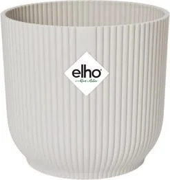 Elho Vibes Fold Rond 30 - Bloempot Voor Binnen - Ø 29.5 X H 27.2 Cm - Zijdewit -Bloempotten Verkoop 1132x1200 10