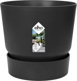 Elho Greenville Rond 40 - Grote Bloempot Voor Buiten - Gemaakt Van Gereycled Plastic - Ø 39.0 X H 36.8 Cm - Living Black 16 Elho Greenville Rond 40 - Grote Bloempot Voor Buiten - Gemaakt Van Gereycled Plastic - Ø 39.0 X H 36.8 Cm - Living Black -Bloempotten Verkoop 1135x1200 1
