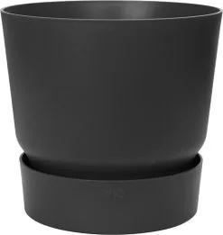 Elho Greenville Rond 40 - Grote Bloempot Voor Buiten - Gemaakt Van Gereycled Plastic - Ø 39.0 X H 36.8 Cm - Living Black 19 Elho Greenville Rond 40 - Grote Bloempot Voor Buiten - Gemaakt Van Gereycled Plastic - Ø 39.0 X H 36.8 Cm - Living Black -Bloempotten Verkoop 1135x1200 3