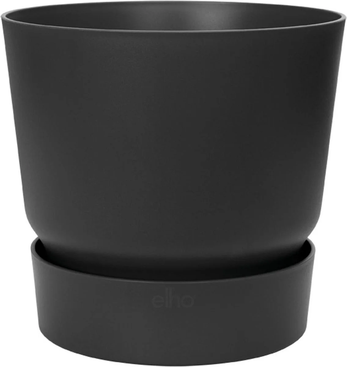 Elho Greenville Rond 40 - Grote Bloempot Voor Buiten - Gemaakt Van Gereycled Plastic - Ø 39.0 X H 36.8 Cm - Living Black 1 Elho Greenville Rond 40 - Grote Bloempot Voor Buiten - Gemaakt Van Gereycled Plastic - Ø 39.0 X H 36.8 Cm - Living Black