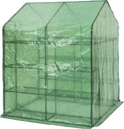 Tectake Broeikas Hobbykas 143 X 143 X 195 Cm 401860 -Bloempotten Verkoop 1158x1200