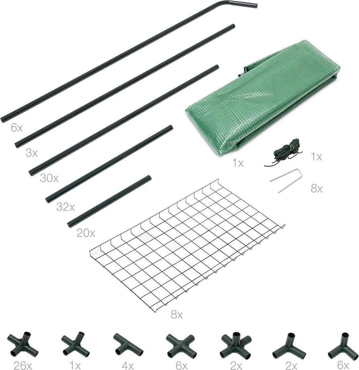 Relaxdays Tuinkas Folie - Grote Foliekas - Tomatenkas - Kweekkas - Hobbykas - Broeikas 8 Relaxdays Tuinkas Folie - Grote Foliekas - Tomatenkas - Kweekkas - Hobbykas - Broeikas - Afbeelding 8