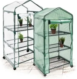 Relaxdays Kas Met Wielen - Tuinkas 3 Etages - Broeikas Kweekkas Tuin / Balkon 130 Cm Hoog - PE 27 Relaxdays Kas Met Wielen - Tuinkas 3 Etages - Broeikas Kweekkas Tuin / Balkon 130 Cm Hoog - PE -Bloempotten Verkoop 1169x1200 5