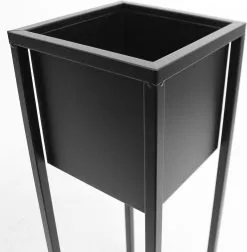 Home&Styling Bloempot - Metaal - Bloemen - Plantenpot - Voor Binnen - Zwart - 70 Cm -Bloempotten Verkoop 1174x1200 1