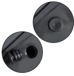 Casaria Staande Plantenbak – Met Waterafvoer 83x30,5x60cm - Zwart -Bloempotten Verkoop 1178x1200