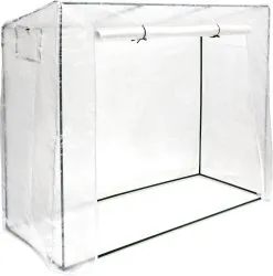 Relaxdays Tomatenkas XL - Met Schuin Dak - Kweekkas Voor Tomaten - Plastic Serre