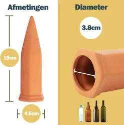 Bloomin Waterdruppelaar Van Terracotta - Waterdruppelaar Voor Planten - Druppelsysteem - Irrigatiesysteem - Watergeefsysteem - Bewateringssysteem - 8 Stuks 11 Bloomin Waterdruppelaar Van Terracotta - Waterdruppelaar Voor Planten - Druppelsysteem - Irrigatiesysteem - Watergeefsysteem - Bewateringssysteem - 8 Stuks -Bloempotten Verkoop 1188x1200 6