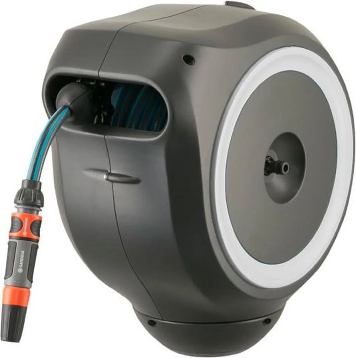 GARDENA - Wandslangenbox RollUp M/L Wit - 25 Meter Slang 2 GARDENA - Wandslangenbox RollUp M/L Wit - 25 Meter Slang - Afbeelding 2