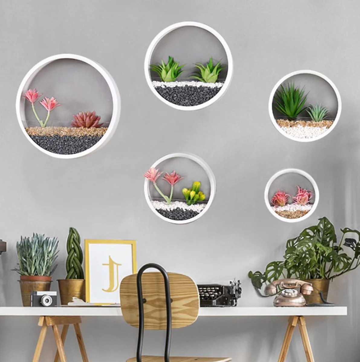 Simple Solutions Ronde Muur Plantenbak Zwart - Decoratie - Planten - Interieur - Bloemen - Woondecoratie - Muurbekleding - 3 Simple Solutions Ronde Muur Plantenbak Zwart - Decoratie - Planten - Interieur - Bloemen - Woondecoratie - Muurbekleding - - Afbeelding 3