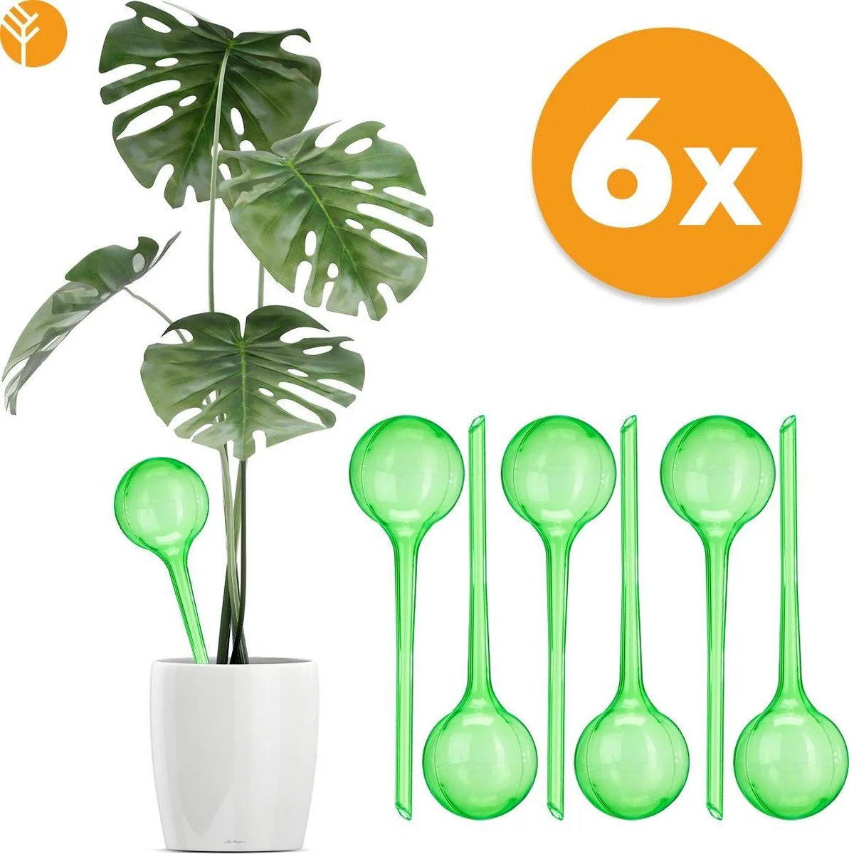 Groots Waterdruppelaar Set Van 6 Stuks Voor Planten – 27 CM – Automatisch Watergeefsysteem Voor Kamerplanten – Planten Watergever Met Druppelsysteem – Waterbol 5 Groots Waterdruppelaar Set Van 6 Stuks Voor Planten – 27 CM – Automatisch Watergeefsysteem Voor Kamerplanten – Planten Watergever Met Druppelsysteem – Waterbol - Afbeelding 5