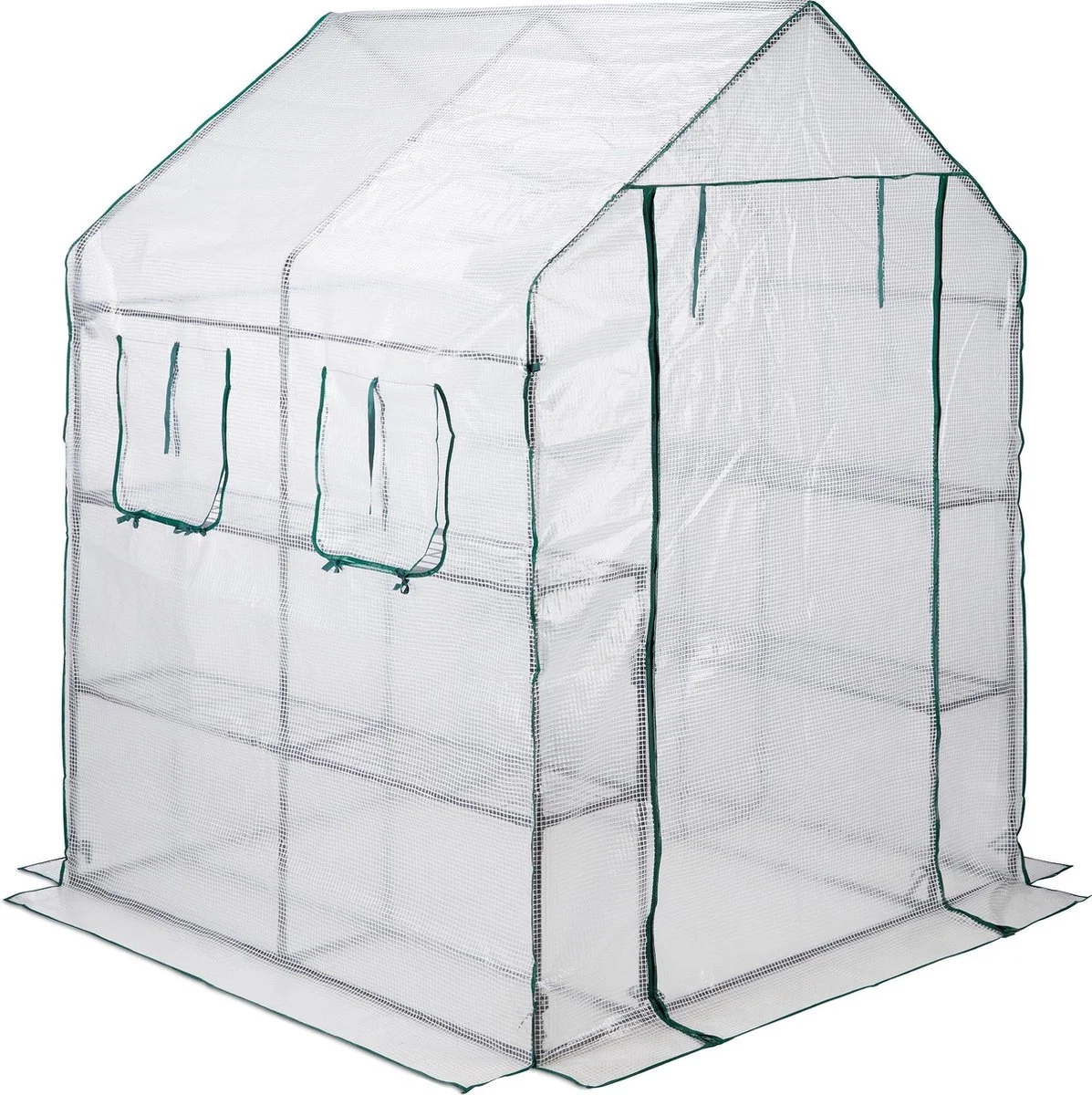 Relaxdays Tuinkas - 2 M² - Kweekkas Tuin - Grote Foliekas - 4 Ramen - Plantenkas Tomaten 2 Relaxdays Tuinkas - 2 M² - Kweekkas Tuin - Grote Foliekas - 4 Ramen - Plantenkas Tomaten - Afbeelding 2