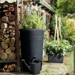 Elho Green Basics Regenton - Regenton - Living Black - Buiten - 200 Liter -Bloempotten Verkoop 1198x1200 23