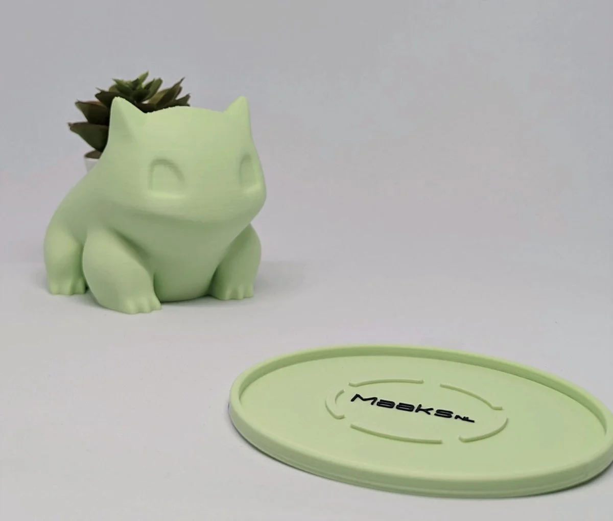 Merkloos Pokémon Bulbasaur Bloempot - Inclusief Opvangschaal - Pastelgroen 5 Merkloos Pokémon Bulbasaur Bloempot - Inclusief Opvangschaal - Pastelgroen - Afbeelding 5