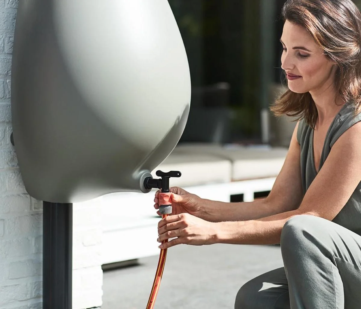 Elho Pure Raindrop 70L - Geel/Oker 7 Elho Pure Raindrop 70L - Geel/Oker - Afbeelding 7