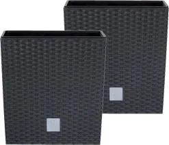 Prosperplast Kunststof Rato Rotan Bloempot/plantenpot Met Binnenpot Antraciet 40 Cm - Bloempotten Voor Binnen En Buiten 16 Prosperplast Kunststof Rato Rotan Bloempot/plantenpot Met Binnenpot Antraciet 40 Cm - Bloempotten Voor Binnen En Buiten -Bloempotten Verkoop 1200x1031