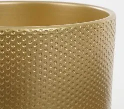 Mica Decorations Era Bloempot - H21,5 X Ø23 Cm - Reliëf - Goud -Bloempotten Verkoop 1200x1047