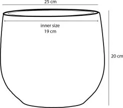 Mica Decorations Gabriel Bloempot - H20 X Ø25 Cm - Keramiek - Blauw 17 Mica Decorations Gabriel Bloempot - H20 X Ø25 Cm - Keramiek - Blauw -Bloempotten Verkoop 1200x1061