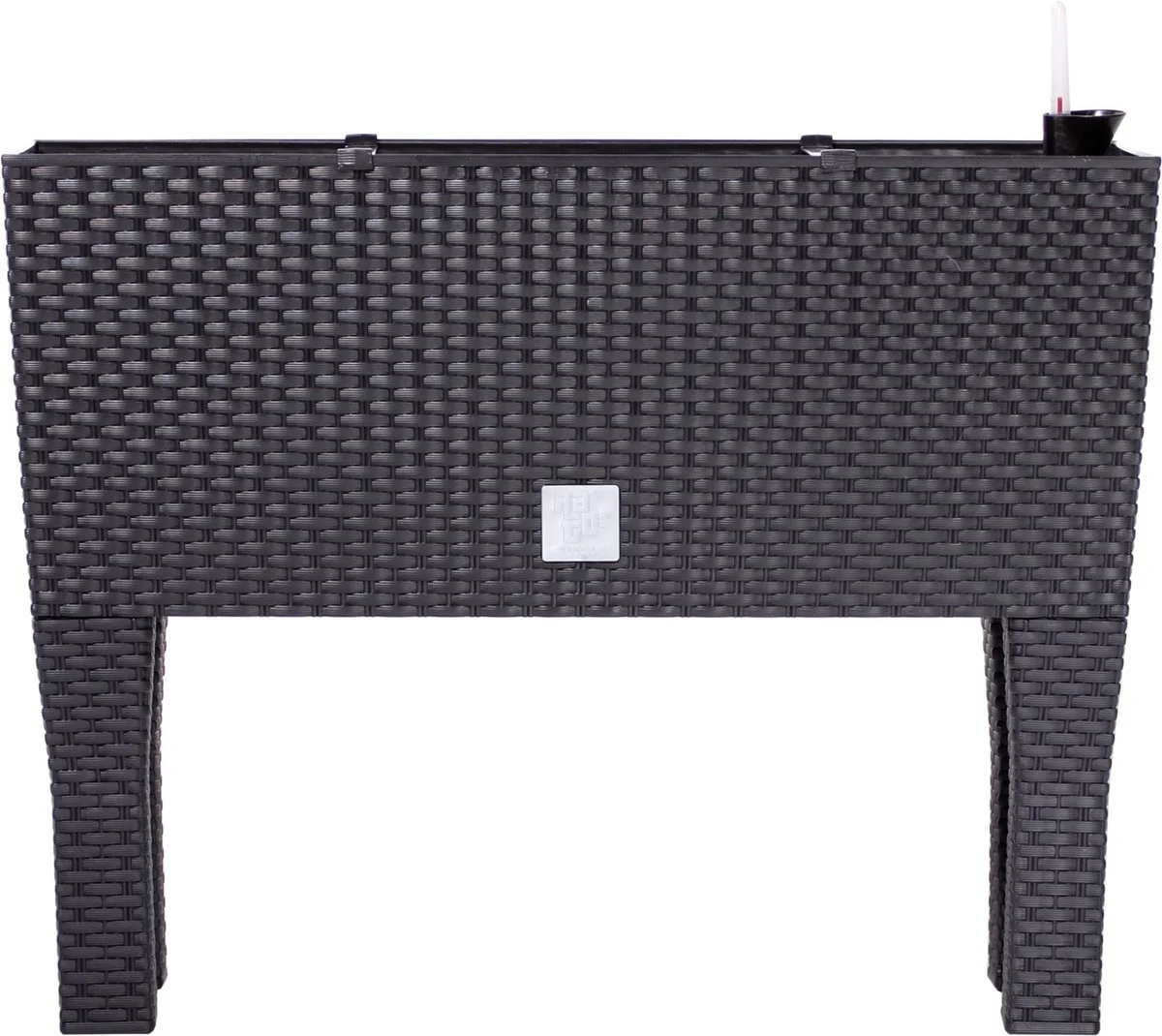 Prosperplast Kunststof Rato Plantenbak Op Poten Met Irrigatiesysteem Antraciet 80 X 33 X 62 Cm - 72 Liter - Balkonbakken/bloembakken 1 Prosperplast Kunststof Rato Plantenbak Op Poten Met Irrigatiesysteem Antraciet 80 X 33 X 62 Cm - 72 Liter - Balkonbakken/bloembakken