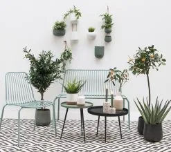 Pt' Pt Wand Bloempot Oval Wide - Green -Bloempotten Verkoop 1200x1070