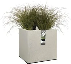 Elho Vivo Structure Finish Vierkant 40 - Plantenbak Voor Binnen & Buiten - Ø 39 X H 41 - Grijs/Warm Grijs 18 Elho Vivo Structure Finish Vierkant 40 - Plantenbak Voor Binnen & Buiten - Ø 39 X H 41 - Grijs/Warm Grijs -Bloempotten Verkoop 1200x1095 1