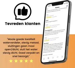 Horvitus® Horvitus Waterverdeler 2 Weg - Y Stuk Kraan Splitter - Voor Europese Kranen - Messing -Bloempotten Verkoop 1200x1097 13