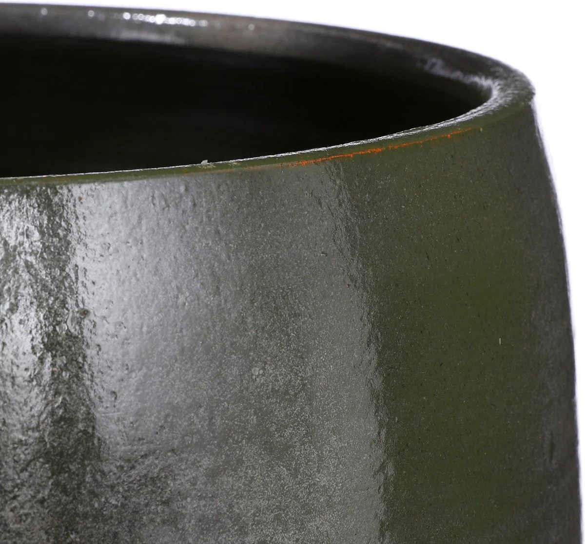 Mica Decorations Lester Bloempot - H22 X Ø24 Cm - Terracotta - Groen 3 Mica Decorations Lester Bloempot - H22 X Ø24 Cm - Terracotta - Groen - Afbeelding 3