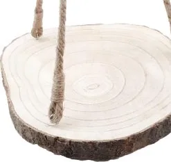 Merkloos Plantenhanger Boomstam Schijf | 30-35cm | Handgemaakt | Planten-houder / Hang-plant | Planten Accessoires | Decoratie Houten Hang Plank | -Bloempotten Verkoop 1200x1132 2