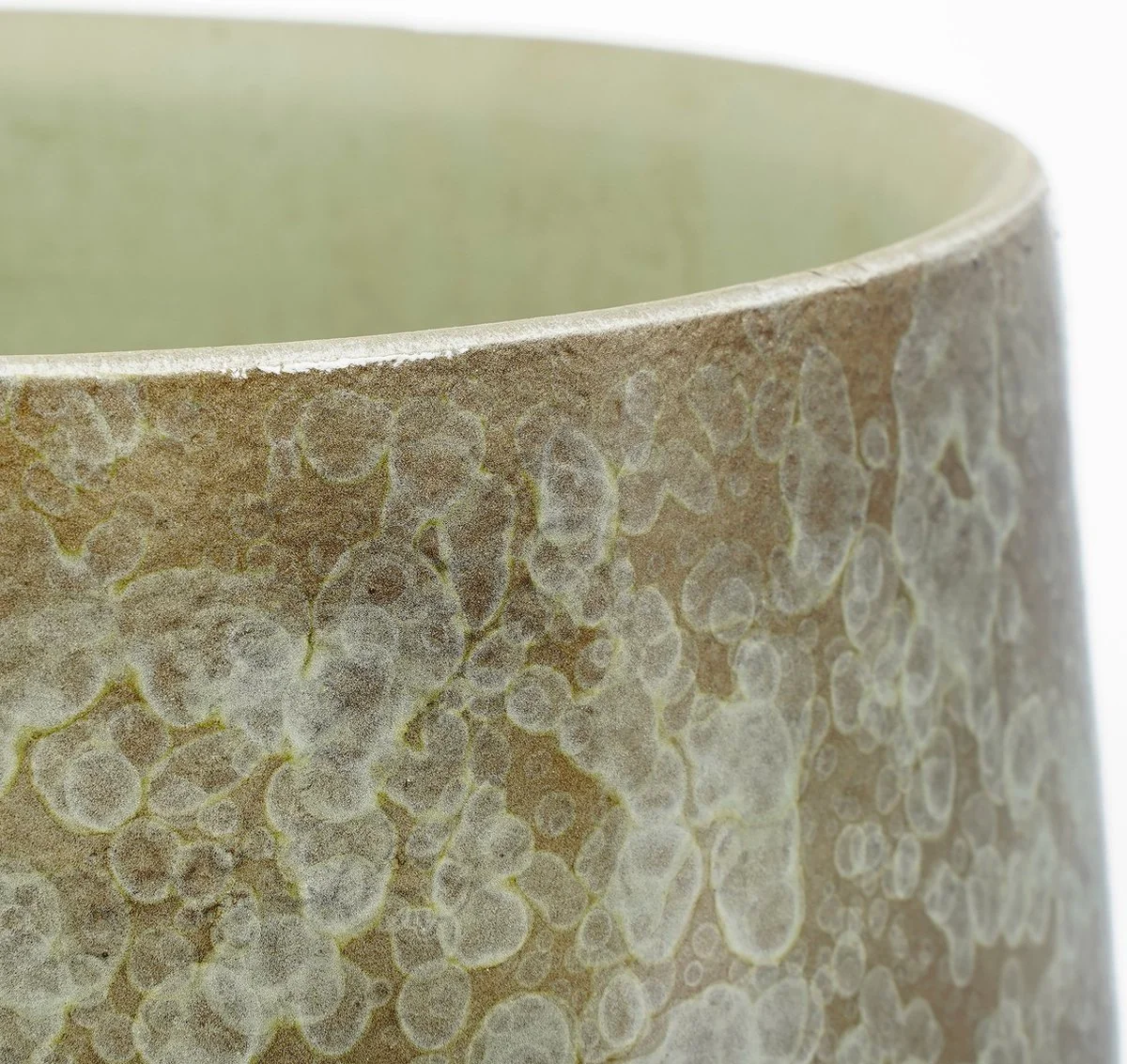 Mica Decorations Oliver Bloempot - H22 X Ø24 Cm - Terracotta - Groen 3 Mica Decorations Oliver Bloempot - H22 X Ø24 Cm - Terracotta - Groen - Afbeelding 3