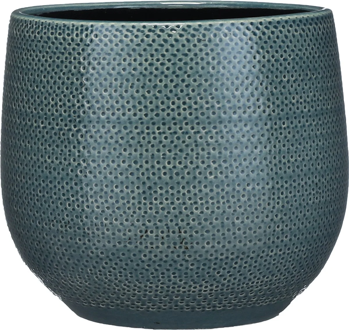 Mica Decorations Gabriel Bloempot - H20 X Ø25 Cm - Keramiek - Blauw 1 Mica Decorations Gabriel Bloempot - H20 X Ø25 Cm - Keramiek - Blauw