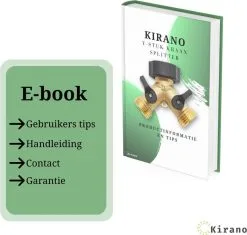 Kirano Y Stuk Kraan - Kraan Splitter - Waterverdeler - Buitenkraan - Waterverdeler 2 Weg – Messing - Afzonderlijk Af Te Sluiten -Bloempotten Verkoop 1200x1143 3