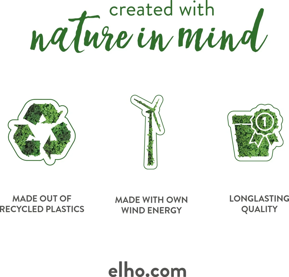 Elho The Ocean Collection Round 22cm - Bloempot Voor Binnen - 100% Gerecycled Materiaal - Gemaakt Met Zeeafval - Ø 22.3 X H 20.4 Cm - Pacifisch Groen 4 Elho The Ocean Collection Round 22cm - Bloempot Voor Binnen - 100% Gerecycled Materiaal - Gemaakt Met Zeeafval - Ø 22.3 X H 20.4 Cm - Pacifisch Groen - Afbeelding 4