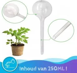 Summer Spark Waterdruppelaar Voor Planten 6 Stuks Transparant – 27 CM X 8 CM – 250 ML – Automatisch Watergeefsysteem Voor Kamerplanten – Planten Watergever Met Druppelsysteem – Waterbol 8 Summer Spark Waterdruppelaar Voor Planten 6 Stuks Transparant – 27 CM X 8 CM – 250 ML – Automatisch Watergeefsysteem Voor Kamerplanten – Planten Watergever Met Druppelsysteem – Waterbol -Bloempotten Verkoop 1200x1153