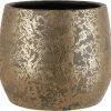 Mica Decorations Clemente Bloempot - H25,5 X Ø32 Cm - Terracotta - Goud
