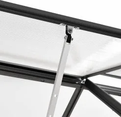 VidaXL Broeikas 1,33 M² Aluminium Antracietkleurig -Bloempotten Verkoop 1200x1162 2